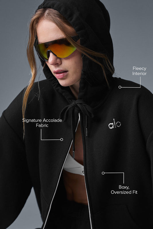 Accolade full-zip hooded jacket