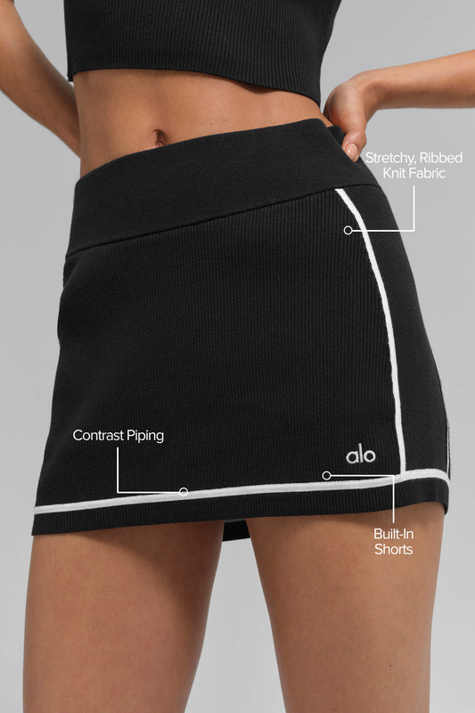 Mini skirt - Highline ribbed knit 'new' 'out of stock'