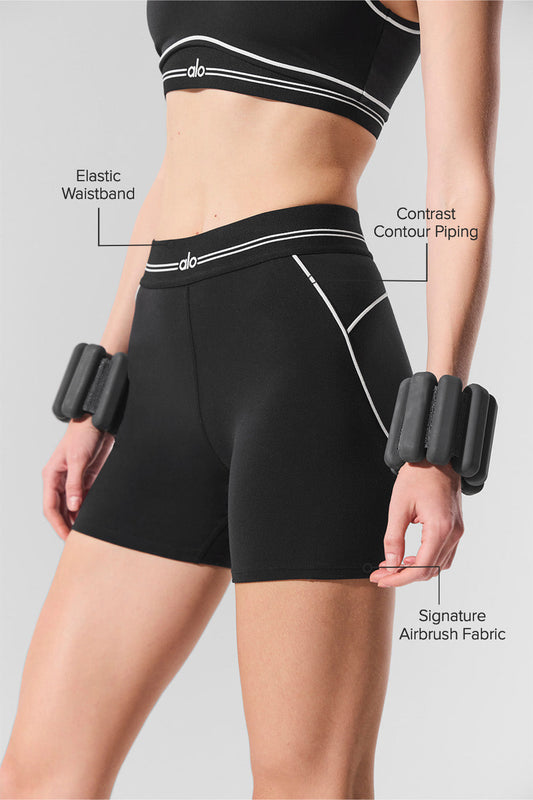 Shorts - Airbrush Heart Throb HIGH WAIST 10cm