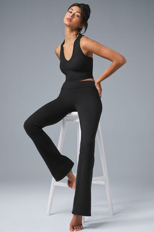 Low waist leggings - Airbrush BOOTCUT